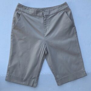 Lauren Ralph Lauren Women's Sz 4 Khaki Bermuda Shorts Inseam 12"